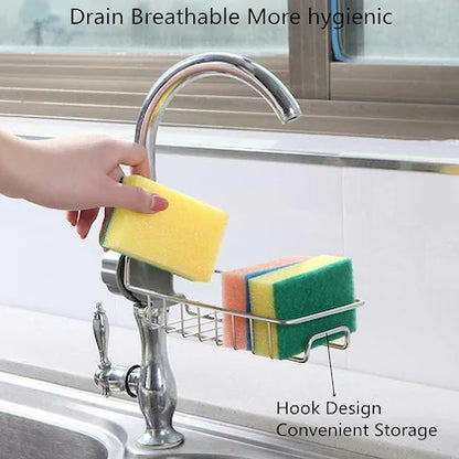 Stainless steel sink organizer